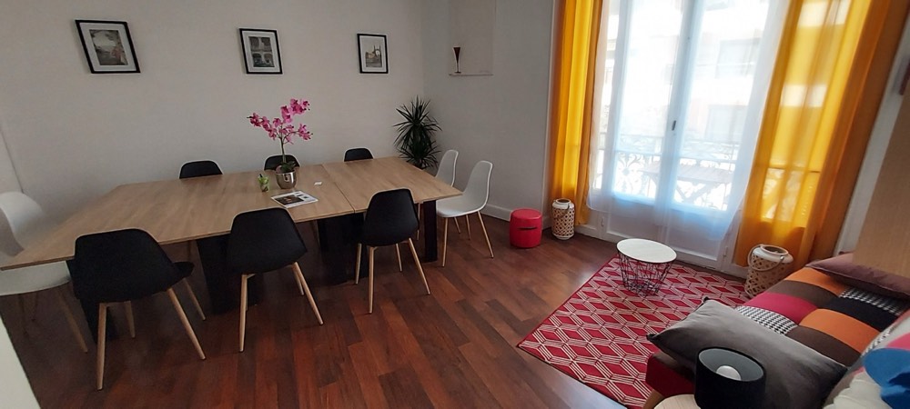 Salon du coworking du Premium Business Club, 28 rue Gioffredo à Nice